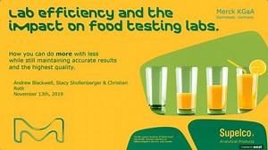 Lab Efficiency and the Impact on Food Testing Labs