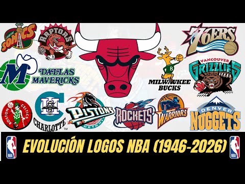 La EVOLUCIÓN HISTÓRICA de los LOGOS de la NBA (2026) 💯