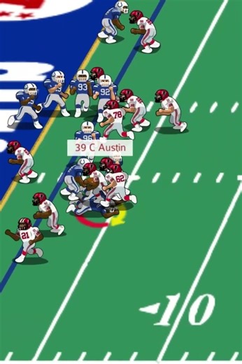 1984 Falcons vs Colts (highlight) Cliff Austin touchdown run.