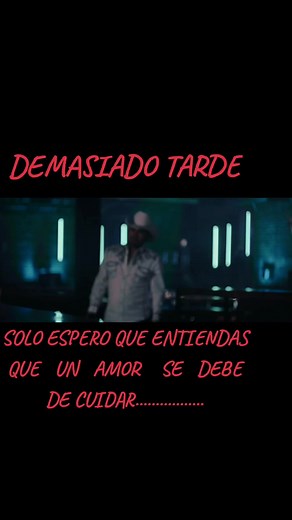 Canción Completa: Demasiado Tarde por Sergio Mendivil