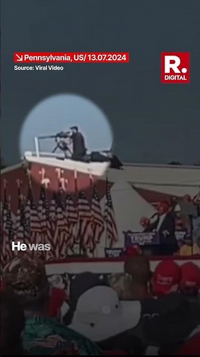 Video Shows Donald Trump's Shooter on Roof, Moments After Secret Service Snipers Kill Him | Watch