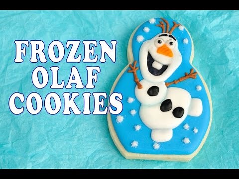 FROZEN OLAF COOKIES, HANIELA'S