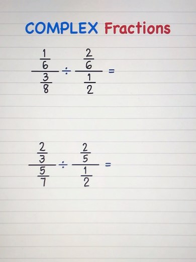 3.1K views · 209 reactions | Dividing Complex Fractions | Basic Math Review 勞 #mathlove #fraction | Math Love | Facebook