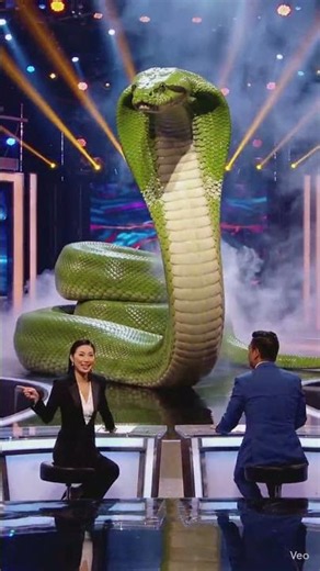 The Giant Anaconda Shocked Everyone on Stage!
