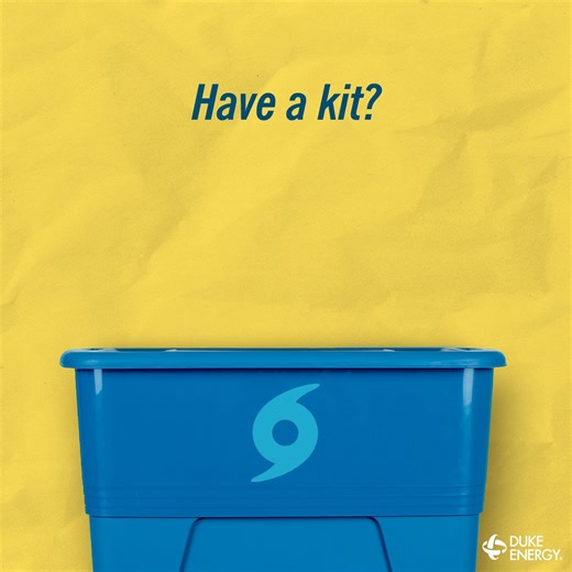 87 reactions · 15 shares | Don't wait to prepare until severe weather hits. An emergency kit can help keep you and your family safe in a storm or outage. Learn what to include in your kit and other preparedness tips at duke-energy.com/StormTips. #PreparednessMonth ✅ | Duke Energy | Facebook