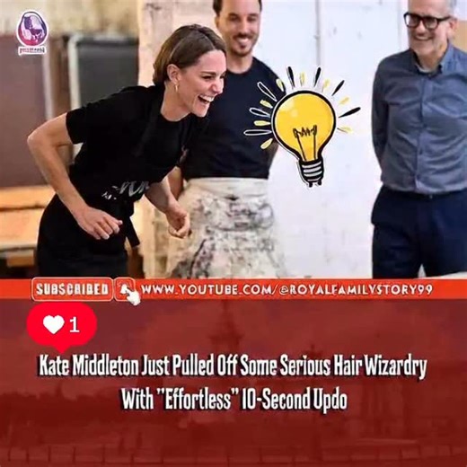 Kate Middleton Just Pulled Off Some Serious Hair Wizardry With “Effortless” 10-Second Updo. Check first comment for full article 👇 #princesscatherine #royalfamily #katemiddleton #royal #kate | Royal Family Story