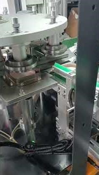 paper lid stacking machine with curling machine factory #machinery #paperlidmachine
