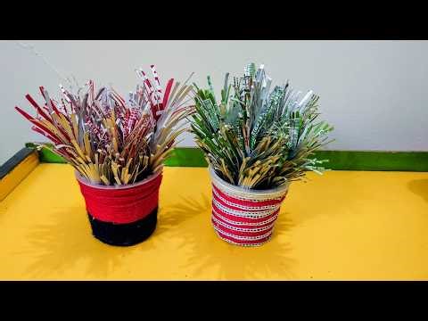 2 DIY Flower Vase from Milk Carton | Best Out of Waste | Easy Craft Ideas