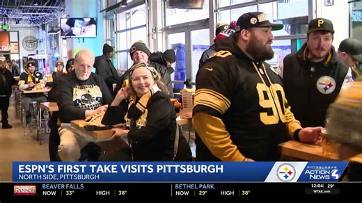 ESPN 'First Take' comes to Pittsburgh for Steelers-Texans playoff matchup