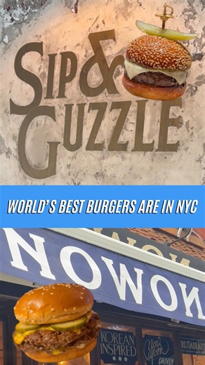 The best burgers in the world are in New York!