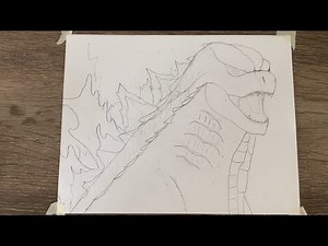 How to draw Godzilla 2021