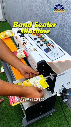 Band Sealer Machine 🔥 Automatic Sealing | High Speed Packing 🚀 #bandsealermachine #creatureindustry