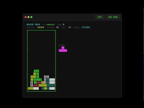 🔴 Live: Watch an AI play Terminal Tetris! 🤖🧱