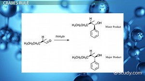Asymmetric Induction: Cram's Rule, Felkin Model, Felkin-Ahn Model & Anti-Felkin Selectivity - Video | Study.com