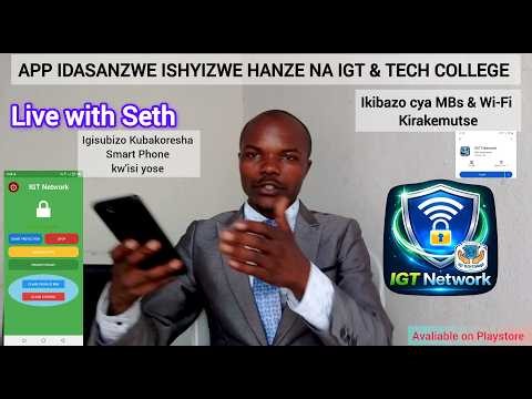 App idasanzwe Yitwa IGT Network yamaze kuboneka kuri Playstore MBs,Wi-Fi bigiye guhenduka Nuko ikora