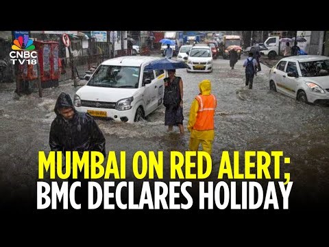 Monsoon Mayhem In Mumbai | Heavy Rain In Mumbai | IMD Issues Red Alert | Mumbai Rainfall | N18V