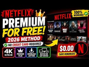 Netflix Premium for Free 2026 ✅ How to Watch Netflix 4K Without Paying Full Price