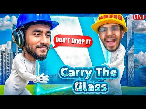🔴CARRY THE GLASS LIVE | Ek Galti = Game Over 💀 ft. ‪@Gracz404‬