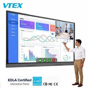 [Hot Item] 55'' 65'' Digital Interactive Panel Electric Blackboard Whiteboard Classroom 4K Screen Conference Touch Flat Smart Interactive Whiteboards