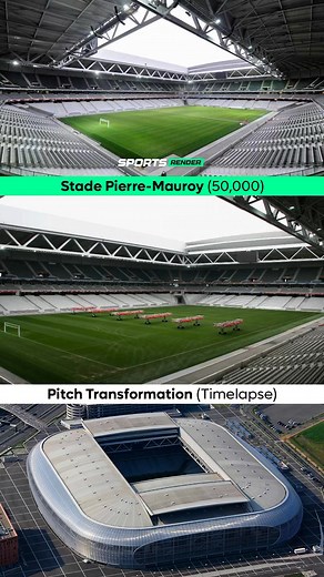 212K views · 1.1K reactions | Stade Pierre-Mauroy, located in the...