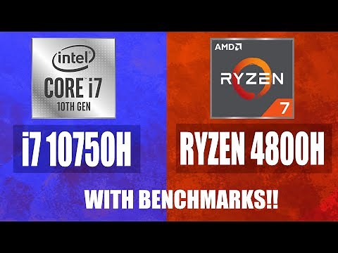 Intel Core i7 10th Gen vs Ryzen 7 4800H Full Comparison!!