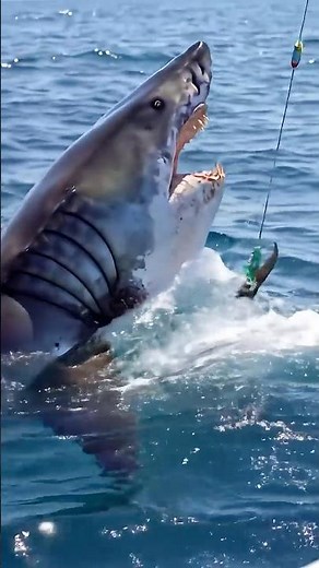 Fishing Surprise Gone Wrong With A Huge Shark!