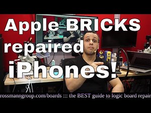 Apple iOS update bricks repaired iPhones after screen repair!