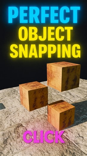 nodex design on Instagram: "learn how to snapping objects perfectly in blender 🤩 repost for use it later 🔥 follow for more blender tips and tricks (every pro or amateur blender users need this tips)"