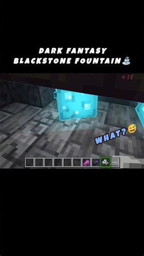 SleepyRaven Builds: Dark Fantasy Blackstone Fountain. This build need you ATTENTION!! #minecraft
