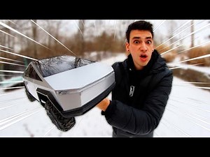 RC CYBERTRUCK IN THE SNOW!