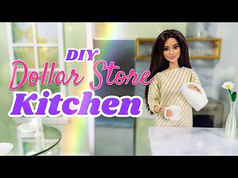 Let’s Make a Dollar Store Doll Kitchen | DIY Wooden Doll Box Room