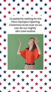 Go USA!! But seriously, we need to get our nightly skin care routine going! 😁✨ Which product is your nightly routine gold medalist? #GetGlowing #ParisOlympics #2024Olympics #OpeningCeremony #SkincareOlympics | Solvaderm Skin Care