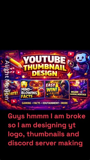 I design these three#discordserver #discordserverdesigner#thumbnail #thumbnailmakerforyoutube#logo