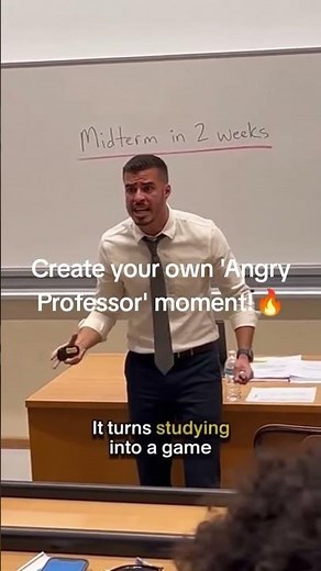 Create your own 'Angry Professor' moment!🔥