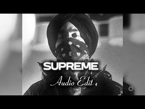 Supreme - Shubh - [ Audio Edit ] - WixWavE ( Non Copyright Audio )