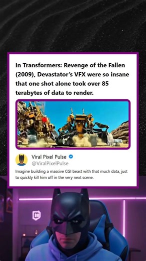 Transformers Revenge of the Fallen 2009 Devastator VFX Took Over 85 Terabytes of Data to Render One