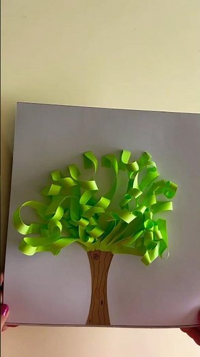 Arbre en papier 🌳idées créatives automne pour enfants