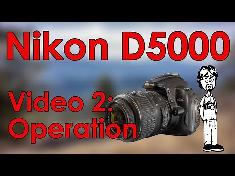 Nikon D5000 Video 2: Operation | Shooting Modes, Taking a Photo, Metering, SD Card, Battery, and Use