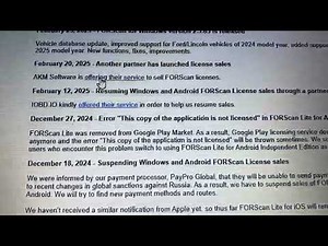 How to purchase the Forscan 1 year license for!