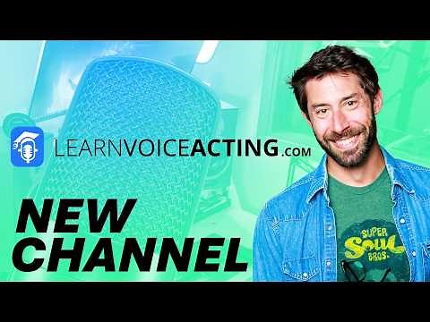 Learn Voice Acting has IT'S OWN CHANNEL!!