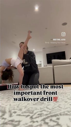 Front walkover drill