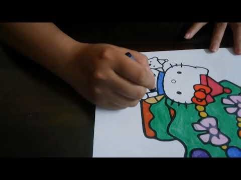 Coloring Pages Hello Kitty Christmas Tree Decoration 7 Away