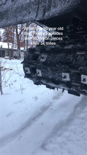 Sledding Adventures: 40-Year-Old Belt Explodes