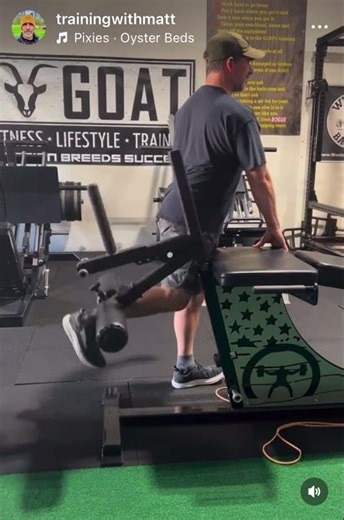 Standing Leg Curl on the EliteFTS Signature Leg Extension/Curl Machine
