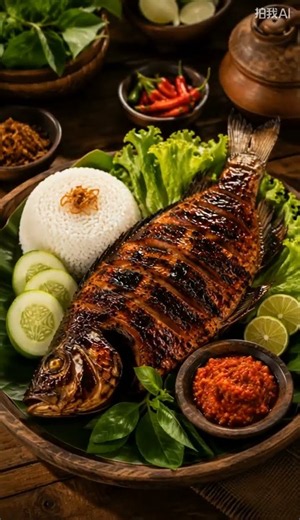 Resep Ikan Bakar Bumbu Kecap Gurih Pedas, Daging Lembut & Bumbu Meresap! 🔥🐟 #shorts