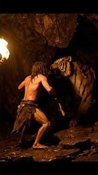 Cave Man vs Saber Tooth | Realistic Cinematic Fight in 8 Seconds