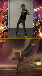 C'est le réalisateur James Gunn qui réalise la danse de Baby Groot dans Les Gardiens de la Galaxie Vol. 2 ! | AlloCiné