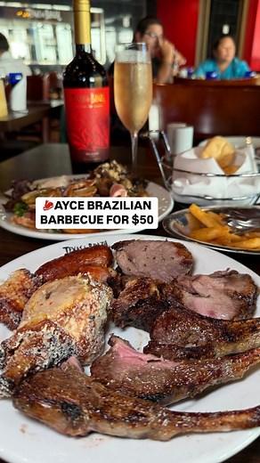KELLI • HAWAII FOOD BLOGGER on Instagram: "🥩AYCE BRAZILIAN BARBECUE FOR $50 📍 @texasdebrazilhawaii @alamoanacenter You can get all-you-can-eat Brazilian barbecue for $50. @texasdebrazilhawaii’s happy hour (4-6 p.m. Mondays-Fridays) is here to stay. The happy hour is now $49.99 and includes the salad bar and all-you-can-eat meats. Happy hour is available on a first-come, first-served basis (no reservations accepted). The salad bar includes choices like: 🥗Cold sides: potato salad, cucumber sala