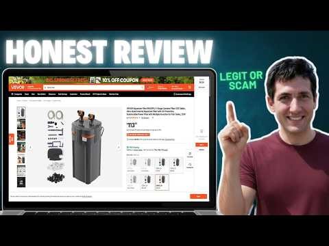 VEVOR Aquarium Filter Review: Flow, Noise, Features & Tank Setup Guide