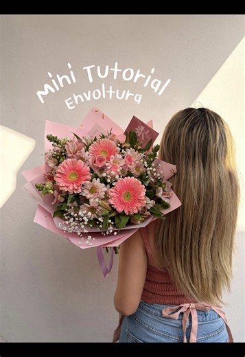 Mini tutorial de envoltura para ustedes ✨🌈 #flowers #pipecleanerflowers #flowerbouquet #bouquettutorial #floresamarillas